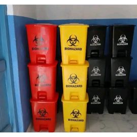 Colored Waste Bins 
