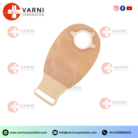 One-piece cut-to-fit ostomy system
