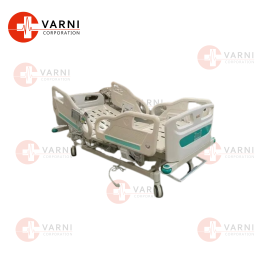 5 function ICU Bed Motorised With Battery Backup , Stainless Steel