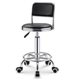 Backrest sliding stool