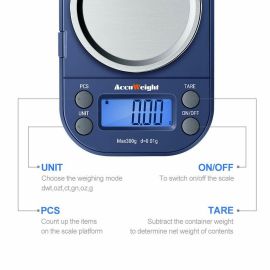 Pocket Scales with calibration Weights