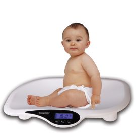 Versatile digital baby scale with LCD backlit display