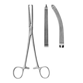 Gwilliams Hysterectomy Forceps Straight Curved 1x2 Teeth 20cm