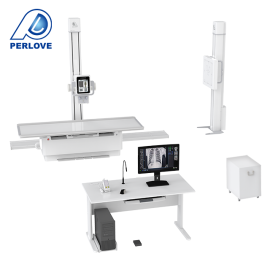 Perlove Medical Diagnostic X-Ray Fluoroscopy Equipment Electricity Power Source SGS Certified Class II Medical Imaging Model