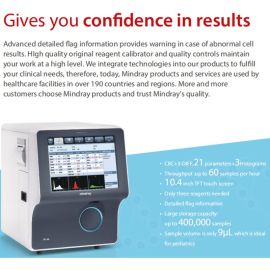 Mindray Bc30 Auto Hematology Analyzer 3 Part Blood Analyzer Machine for Hospital Laboratory Equipment