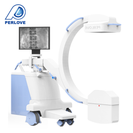 Perlove Medical PLX C1118A Mobile C-Arm X-ray Machine Radiography 5kw Power Output 110khz Inverter Frequency CE Equipment