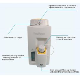 Animal Anesthesia Machine Isoflurance Sevoflurane Veterinary Vet Medical Anesthesia Vaporizer