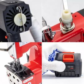 anti slip handle sack closing machine