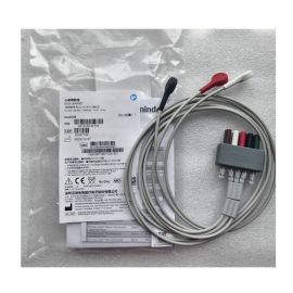 Original Mindray 3-Lead ECG Leadwires Split Adult AHA Standard Snap Button EL6301B
