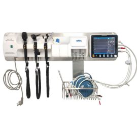 Wall Mounted Medical Examination Instrument Ophthalmoscope Otoscope Rhinoscope Ear Temperature Gun Integrated Medical