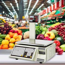 Retail Scale with Barcode Label Printer Kampala