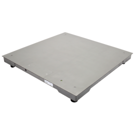 Visible floor weighing scales