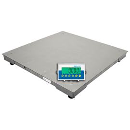 Double ramp floor weighing scales 